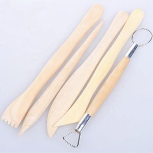 5 Pcs Sculpture Modeling Clay Tools for Pottery