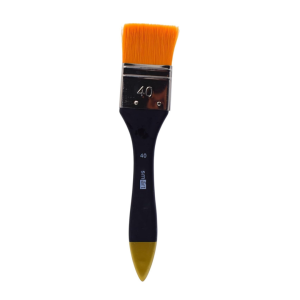 Smart Flat Paint Brush, Size 40 - Black