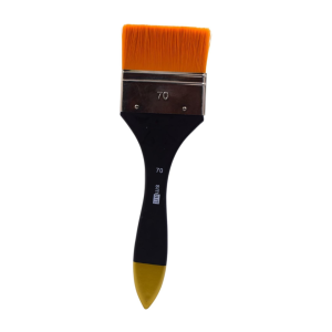 Smart Flat Paint Brush, Size 70 - Black