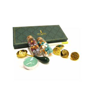 Vintage Stamps Wax Seal Box Kit