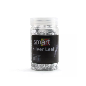 Bottle of Metallic Foil Flakes for Resin Silver