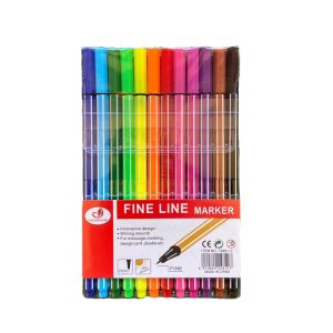 12 Colors Fine liner Pens 0.4mm Fine Tip Drawing Color Pens