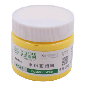 Gouache WINTREE Jar 100ml Yellow Color