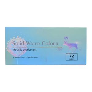 72 Colors Watercolor Paint Set Portable Painting Watercolor Pigment for Art Drawing Supplies