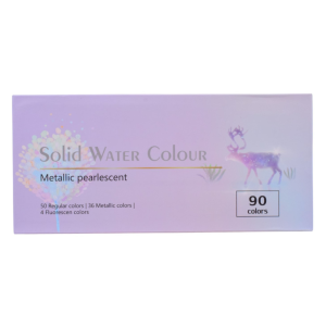 90 Colors Watercolor Paint Set Portable Painting Watercolor Pigment for Art Drawing Supplies