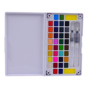 Set of 36 Piece Watercolor (Aquarelle) with 2 Brush Pen