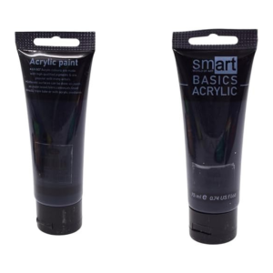 Smart Acrylic High Quality 75ml Tube - Black