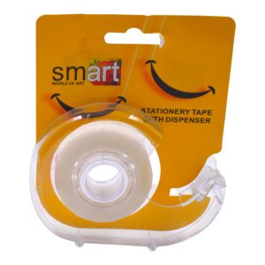 Smart adhesive invisible Tape - 1 Roll, 18 mm x 33 m - General Purpose Sticky Tape for Document Repair, Labelling & Sealing