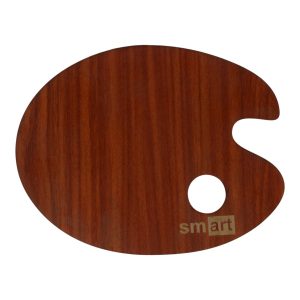 Smart Wooden Palette Oval Medium - Brown