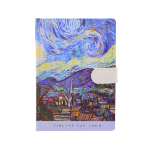 Sketchbook Van Gogh Magnet Hard Cover 100 Light White Paper Shape 4 Size A5