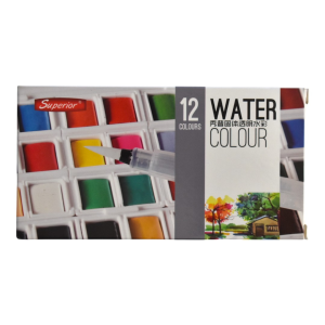 Superior Premium Quality Watercolor Set - 12 Colors