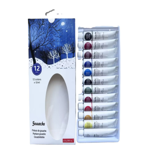 Gouache Color Set for Art Painting 12ml in 12 Colors