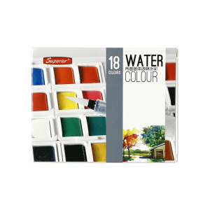 Superior Premium Quality Watercolor Set - 18 Colors