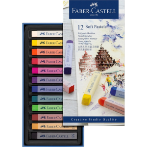 Faber-Castell Soft Pastels Cardboard 12 Colors